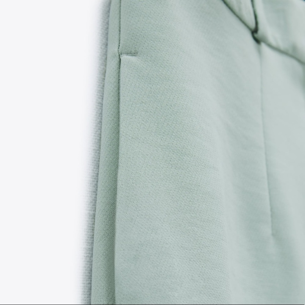 Zara Mint Green Belted Pantsuit - Picture 9 of 10